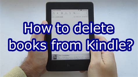 how to delete books from kindle fire