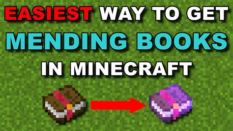 how to get mending books in minecraft